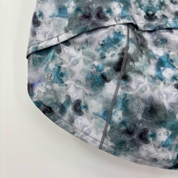Lululemon Speed Up LowRise Short 2  5Kaleidofloral Multi  Blue Cast 8 - Picture 10 of 11
